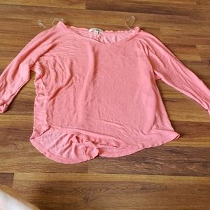 Pink 3/4 length blouse